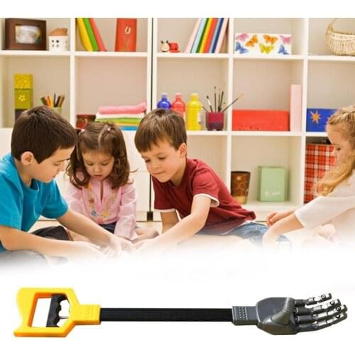 55CM Robot Claw Hand Grabber Grabbing Stick Hand Wrist Toy Strengthen Robot Kid DIY Grab Plastic High Quality G7C4