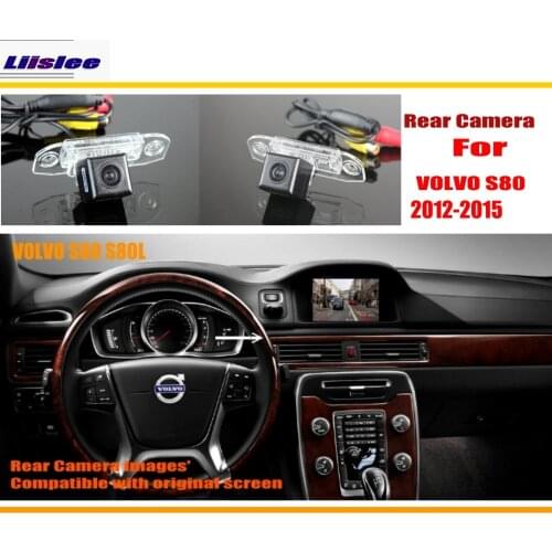 Car Rearview Reverse Camera For Volvo S80 S80L 2011 2012 2013 2014 2015 Accessories Original Screen Compatible AUTO Parking CAM