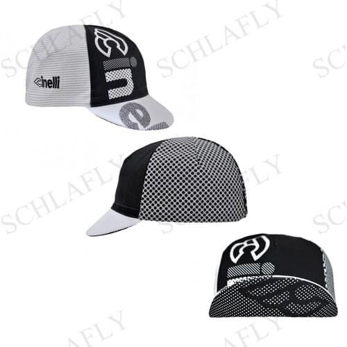 White Cycling Caps Black Retro Classical Cycling Caps Men Cap Black Cycling Hat Women Caps Schlafly