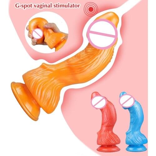 2021Animal Big Penis Huge Dildo With Suction Cup Powerful Orgasm Eeotic Tool Stimulate Vagina Anal Butt Plug SM Dilation Sex Toy