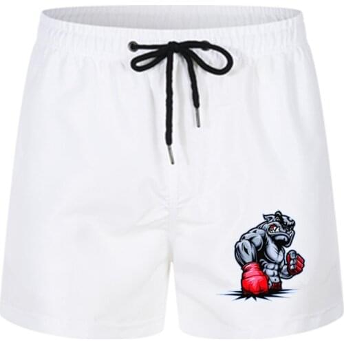 2021 New Fitness Printing Quick-Drying Beach Shorts Mens Swimwear Mens Swimming Trunks Summer Bathing Beachwear Surfing Shorts