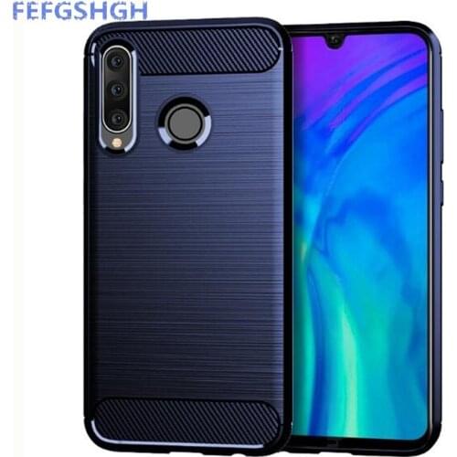 Carbon Fiber Cover For Huawei Y5 Y7 Y9 2019 Honor 8S Case Rubber Silicone Phone Cases For Huawei Mate 20 Lite Pro X Back Case