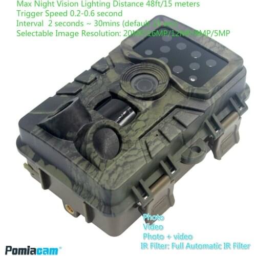 Hunting Trail Camera Wildlife Camera With Night Vision Motion Activated Outdoor Trail Camera Trigger Wildlife Scouting