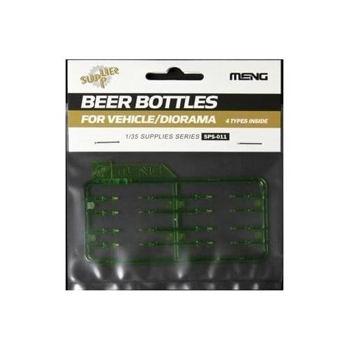 Meng Model SPS-011 1/35 Beer Bottles for Vehicle/Diorama
