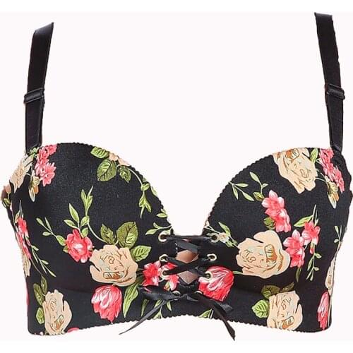 BRZFMRVL Fashion Seamless Bra Bandage Massage Bralette Women Underwear Lingerie Thick Bra Wireless Push Up Bra front pull b bra