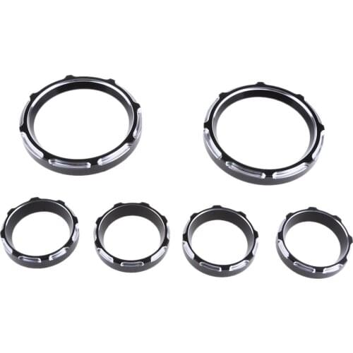 Motorcycle Instrument Burst Gauge Bezel Kit for Harley Road Glide 1996-2013