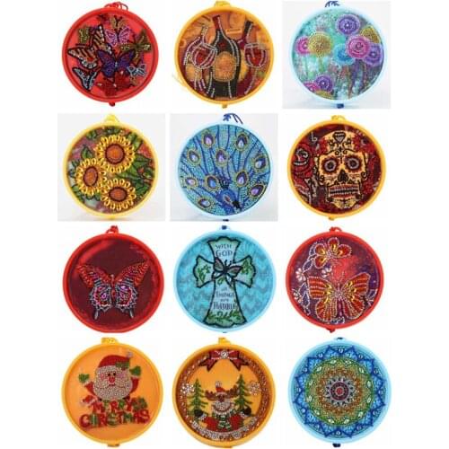 New lamp DIY LED Diamond Painting Night Light Pendant Christmas decor Cross Stitch Embroidery Special Shape Home bedroom Decor