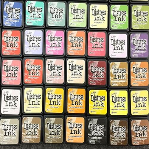 Stamp Pad Ink Pad Color Craft Stamp Pad Rubber Stamp Fabric Rubber Pad DIY Work Fingerprint Wedding Gift Scrapbook Accessories