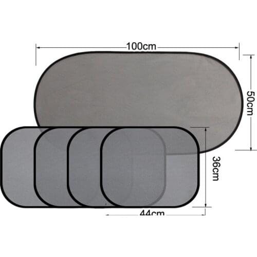 Portable Folding Car Sunshade Windshield Sunshield Summer Sun Visor Thickened Aluminum Foil Sun UV Prodoction