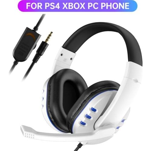 Professional Wired Gamer Headphones With Microphone For PS4 PS5 Xbox One Computer Stereo PC Gaming Headset