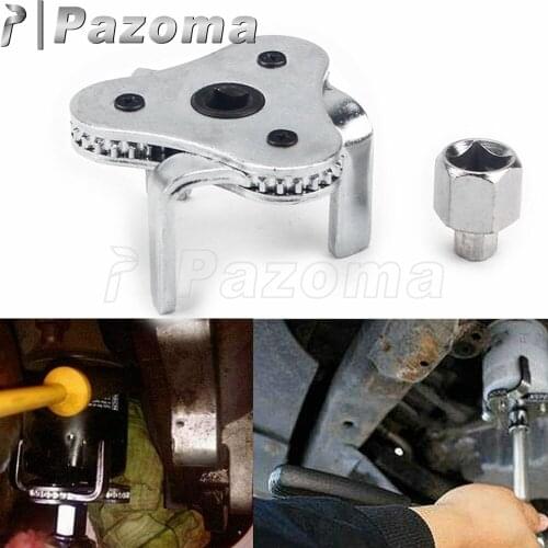 Silver Two Way Oil Filter Wrench Adjustable Auto Car 3 Jaw Oil Filter Removal Tool for Cars Steel Repair Tool Trucks 55-115mm