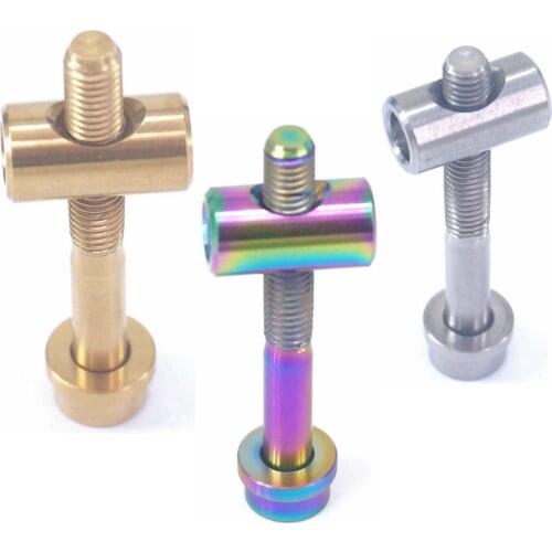 M5 Pitch 0.8 30mm/40mm GR5 Titanium Screw Bolt & Washer & Barrel Nut For Bicycle Seat Post