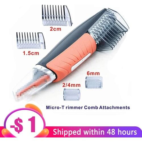 Micro Precision Eyebrow Ear Nose Trimmer Removal Clipper Shaver Unisex Personal Electric Face Care Hair Trimer With LED Light