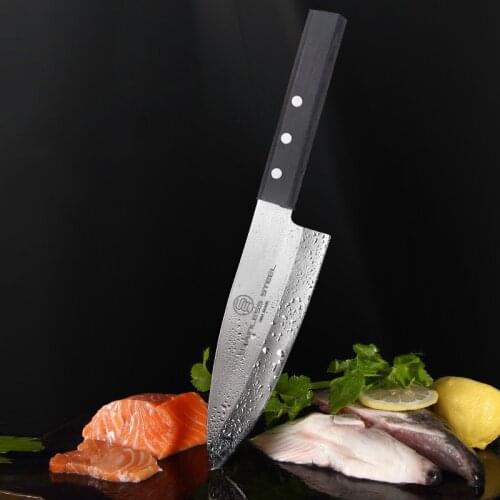 Japanese Fish Salmon Knife Thickened Sashimi Meat Cleaver Cooking Chefs Knife Cookware