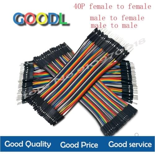 1pcs DuPont cable female to female male to female male to male 40P20CM color cable connection line