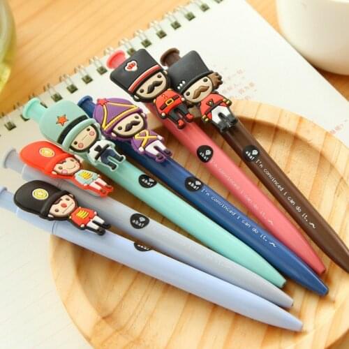 Ayron 1 pcs Creative Kawaii British soldiers ball pen students pens student stationery School Stationery Office Supplies