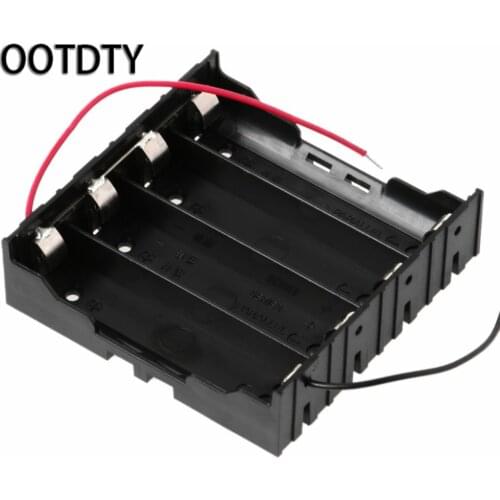 3.7V Parallel 3x 4x 18650 Batteries Holder Box Storage Case Container With Wire