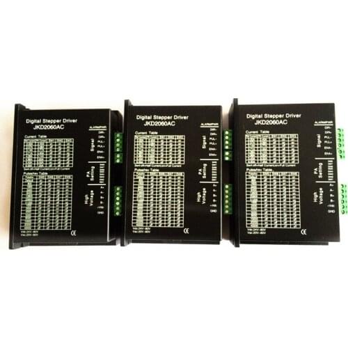 3pcs/ lot , 2 phase stepper motor driver/digital controller JKD2060 peak 7.2A 256 microstep 24V-80VDC