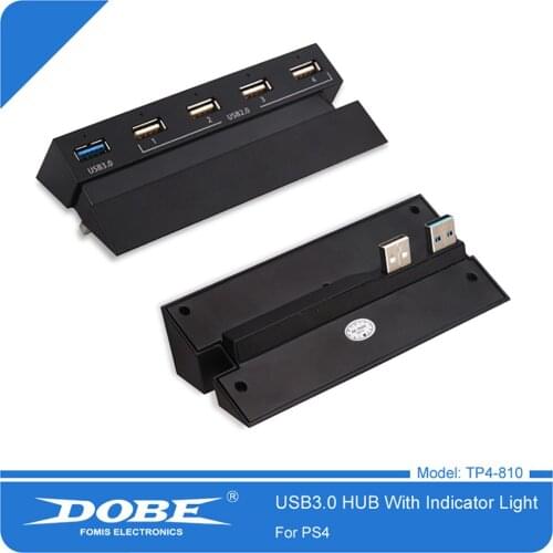 DOBE PS4 USB Hub 5 Port USB 3.0 2.0 High Speed Charger Controller Splitter Expansion Adapter for Sony PS4 Gaming Consoles