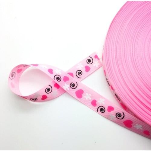 Free Shipping 5 Yards 3/4'' 20mm Wide Printed Grosgrain Ribbon Hair Bow/Christmas/wedding DIY Sewing ,#AD20