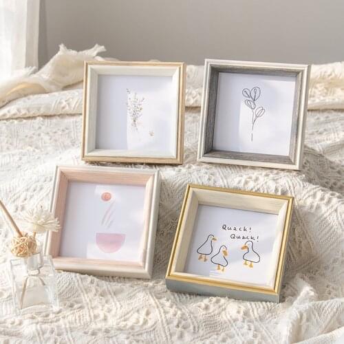 Square Photo Frame Table Decoration,Wall Mounted Creative Picture Frame,Frames For Lover,Wedding,Baby Photo Display