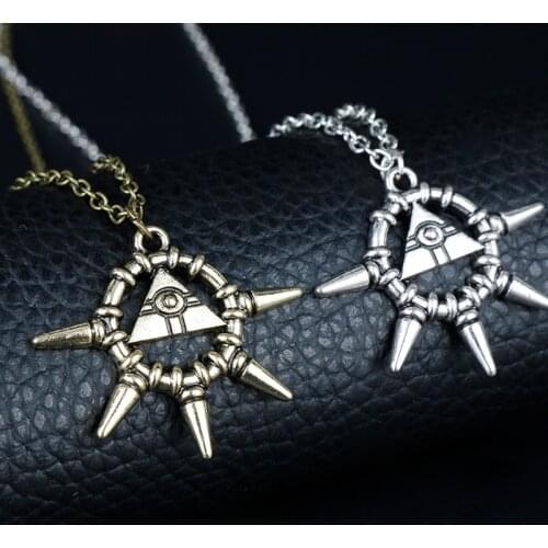 Game 3D Yu Gi Oh Cosplay Pyramid Egyptian Eye Of Horus Yu-Gi-Oh Necklace Anime Millenium Pendant Jewelry Toy Cosplay Party Gift
