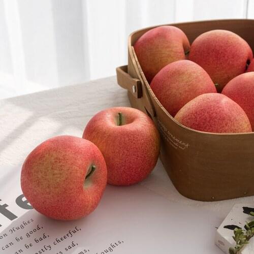 SWEETGO Artificial APPLE simulation foam fake Fruits model home decorating for showcase photography tools