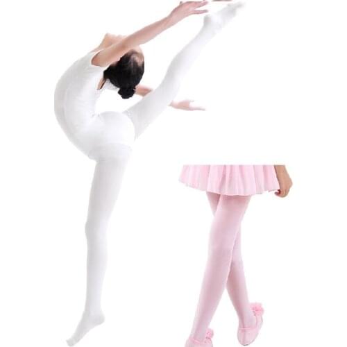 Girls Kids Ballet Stirrup Dance Skirt Stocking Tights Pantyhose Child Dance Leggings Gymnastics