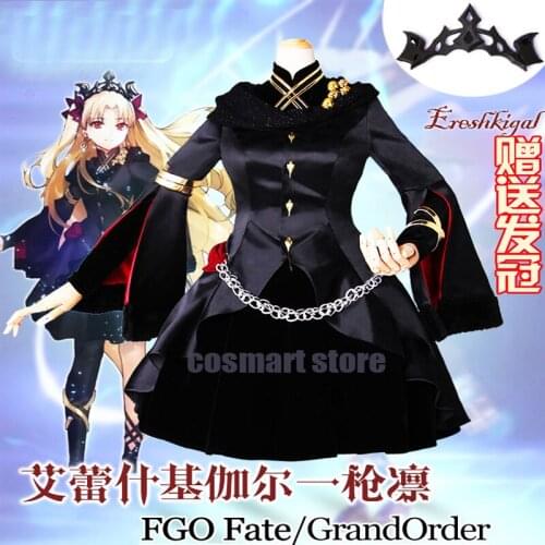 Game Fate Grand Order FGO Ereshkigal Ninkigal Irkalla Ver.3rd Uniform Hallowee Cosplay Costume NEW 2018