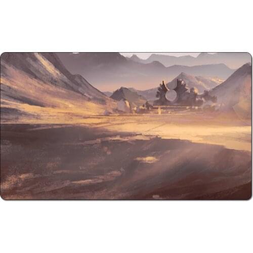 Mountain Sketch Magic Origins MtG Art Playmat Board Games Play Mat,Custom Design Rug Table Games Pad with Free Bag