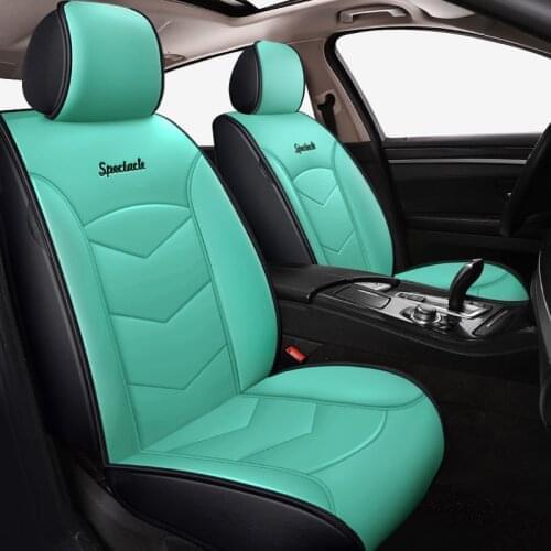 High quality Coffee color Leather Car seat covers For volvo xc90 s60 v40 v60 v70 xc40 V90 c30 s80 s40 v50 accessories