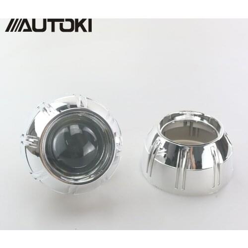 Autoki Upgrade Metal 3.0 H1 Super HID Bi xenon Lens Projector lenses Headlight H1 H4 H7 Headlamps Car Styling Automobiles Part