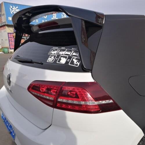 New design super big Three-stage spoiler 2013-2019 for Volkswagen Golf 7 MK7 Spoiler roof spoiler Golf by primer paint