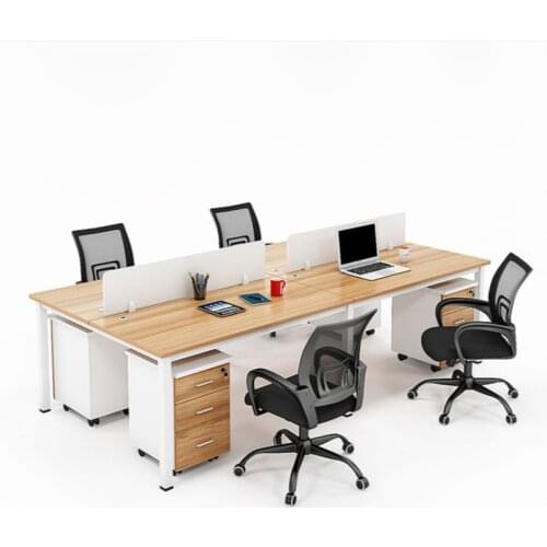 Office furniture staff single card position office desk and chair combination computer desk staff position