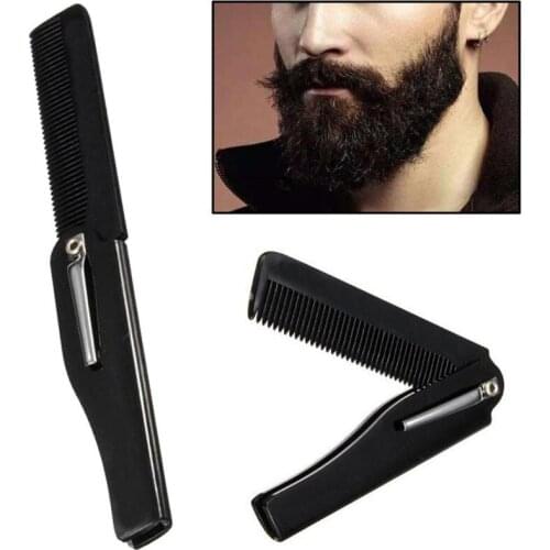 Hairdressing Beauty Folding Beard And Beard Comb Beauty Tools For Men grzebienie fryzjerskie