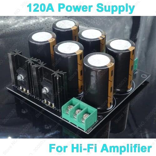 120A Heavy Duty Rectifier Filtering Power Supply PSU Board For Hi-Fi Amplifier Pre-amplifier DIY Projector Class A Amplifier
