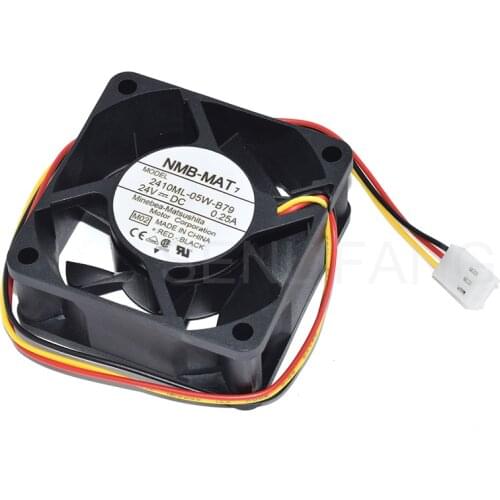 For NMB MAT 2410ML-05W-B79DC 24V 0.25A 60x60x25mm Three Lines Square Cooling Fan Brand New