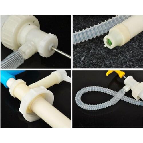 Manual Pump Hand Liquid Transfer Pump Comfortable Handle Design for Oils Water Chemical Barrels
