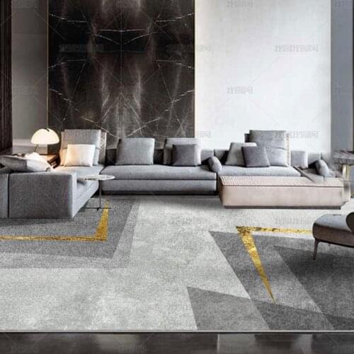 Modern Simple Thick Living Room Carpet Coffee Table Area Rug Child Room Soft Fluffy Carpet Bedroom Decor Floor Mat Nordic Carpet