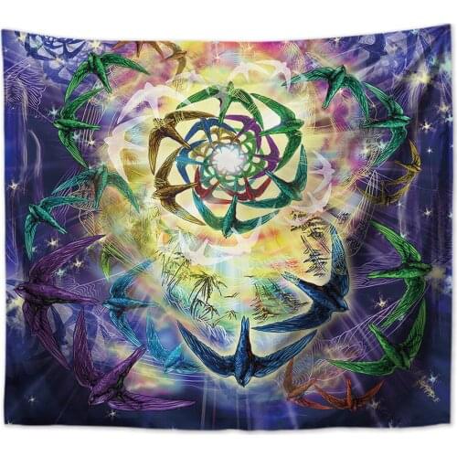 Trippy tapestry home decoer swallow dragon 3d wall murals bedroom decor wall hanging