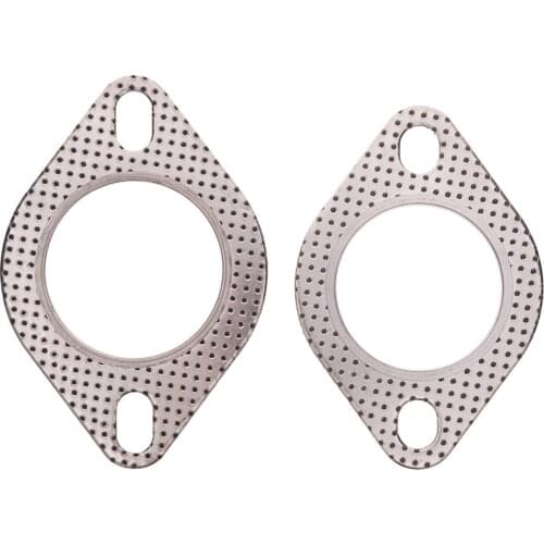 Exhaust Downpipe Flange 1pcs/Lot 2.3 inch/58mm Car Engine Exhaust Gasket/ Universal Exhaust Pipe Gasket with two holes#279967