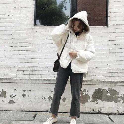 Winter Jacket And Coat Women Warm Short Down Cotton Padded Coat 2020 New Casual Korean Bread Parka LX2409