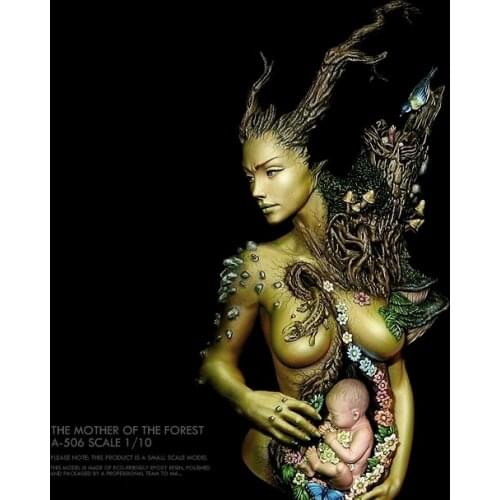 1/10 Resin bust model kits figure colorless and self-assembled A-506