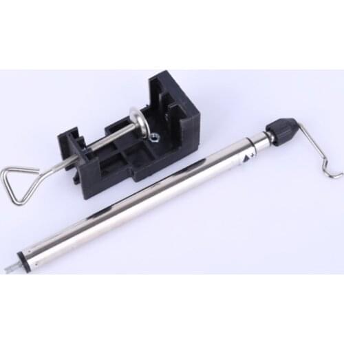 1set Electric Drill Stand Flexible Shaft Holder Stainless Steel Telescopic Rod Electric Grinder Carving Hook Bracket Accessories