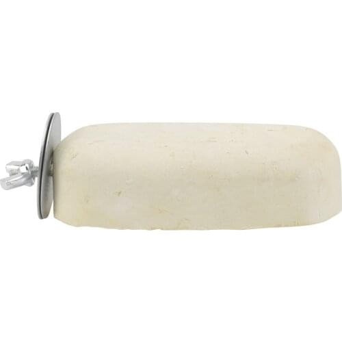 1pc Parrot Bird Calcium Teething Toy Squirrel Hamster Grinding Stone Stand