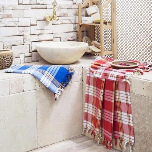 100% Cotton Classic Bath Peshtemal Traditional Turkish Hammam Bath Towel 80cm x 180cm