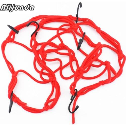 30 * 30cm black motorcycle bicycle 6 zipper keep fuel tank luggage net rope hanging bag motorcycle accessories