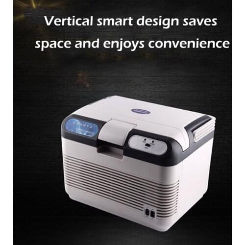 12v Car Home Dual-use Mini Refrigerator Traveling Refrigerator Small Dormitory Mini Heating and Cooling Refrigerated Incubator