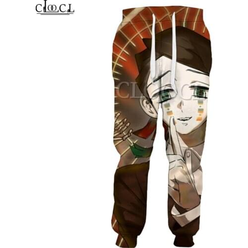 HX Kimetsu No Yaiba The Movie: Mugen Train Enmu 3D Print Trousers Men Women Streetwear Fashion Harajuku Trousers Drop Shipping