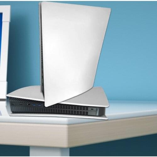 Skin Shell Case Cover Replacement Plate for -PS5 Game Gaming Console Anti-Scratc